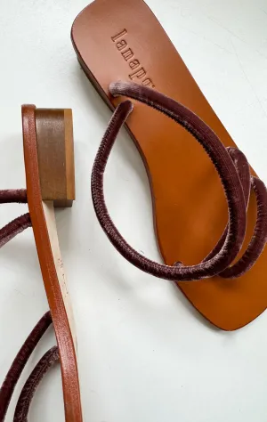 New Lanapo Velvet Sandal