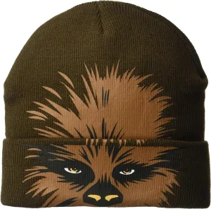 NEW Star Wars Chewbacca Flip-Down Beanie - One Size, Flip down cuff design to protect your face from the cold when things get chilly