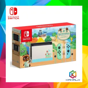 Nintendo Switch Console Animal Crossing New Horizons   1 Year Warranty By Local SG Distributor - Maxsoft