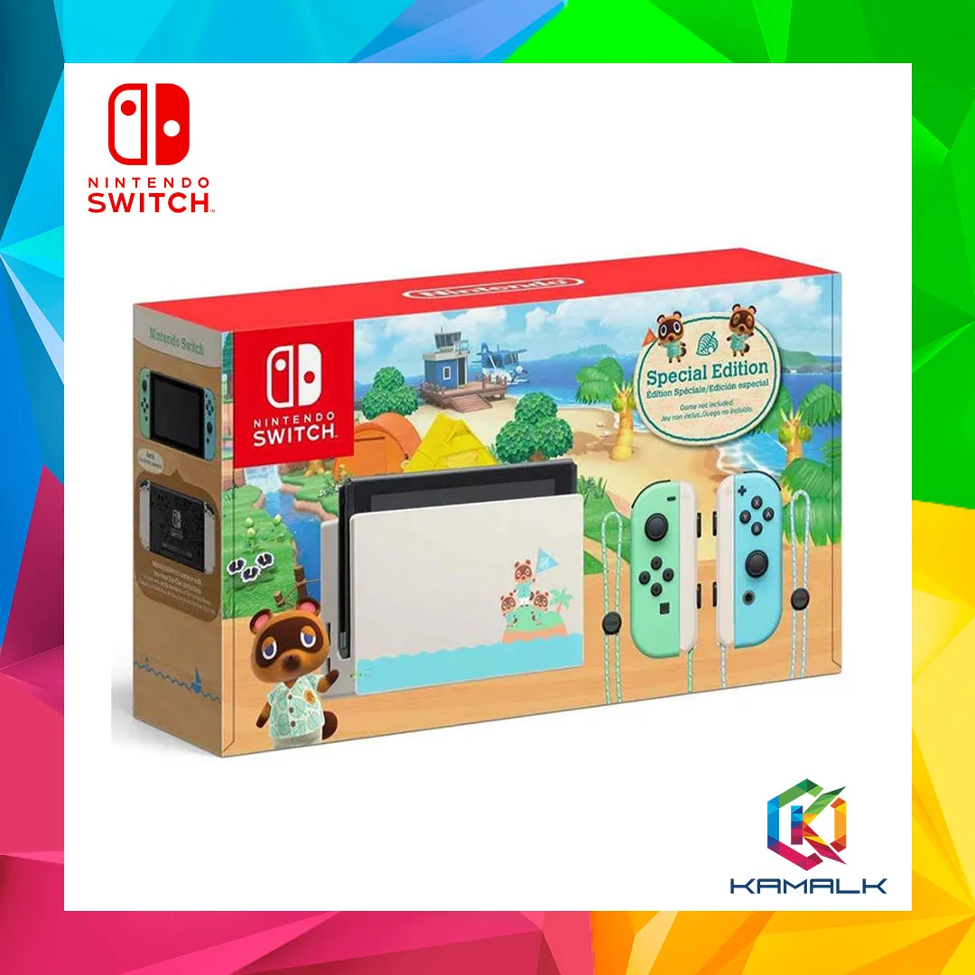 Nintendo Switch Console Animal Crossing New Horizons   1 Year Warranty By Local SG Distributor - Maxsoft