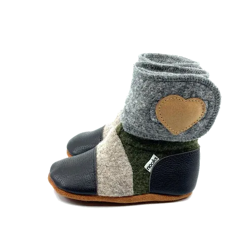 Nooks Design Felted Wool Booties (Sapling)