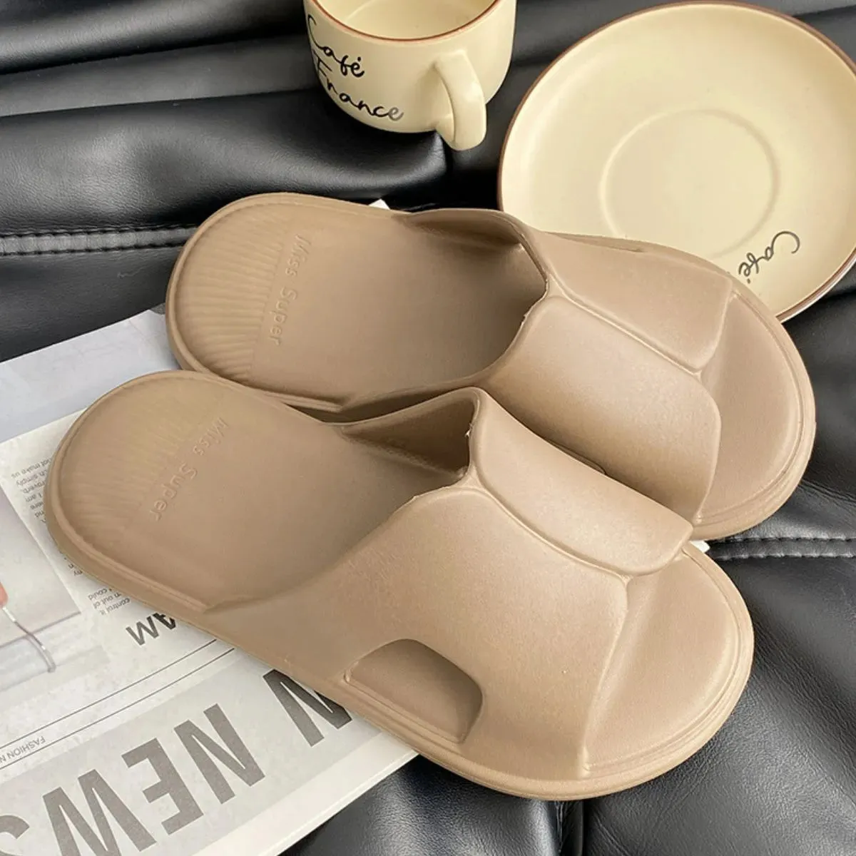 Open Toe Flats Slippers