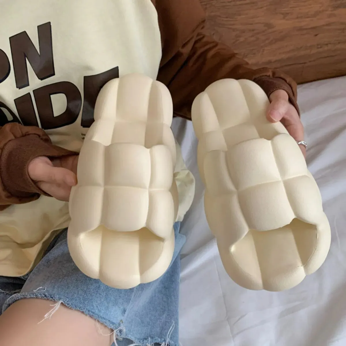 Open Toe Flats Slippers