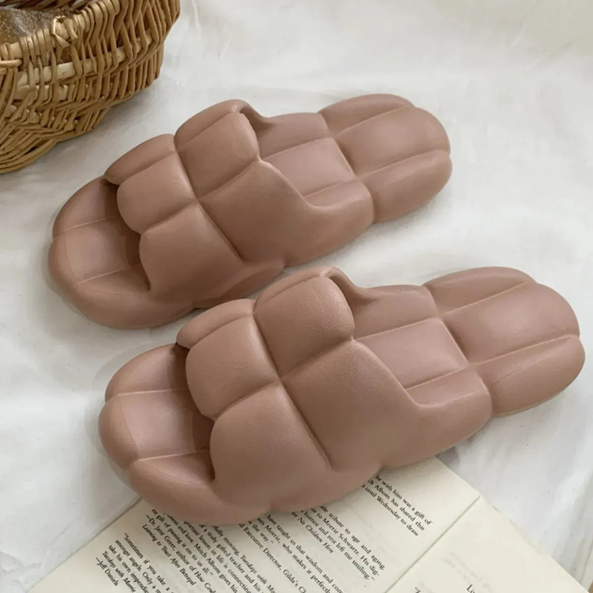 Open Toe Flats Slippers