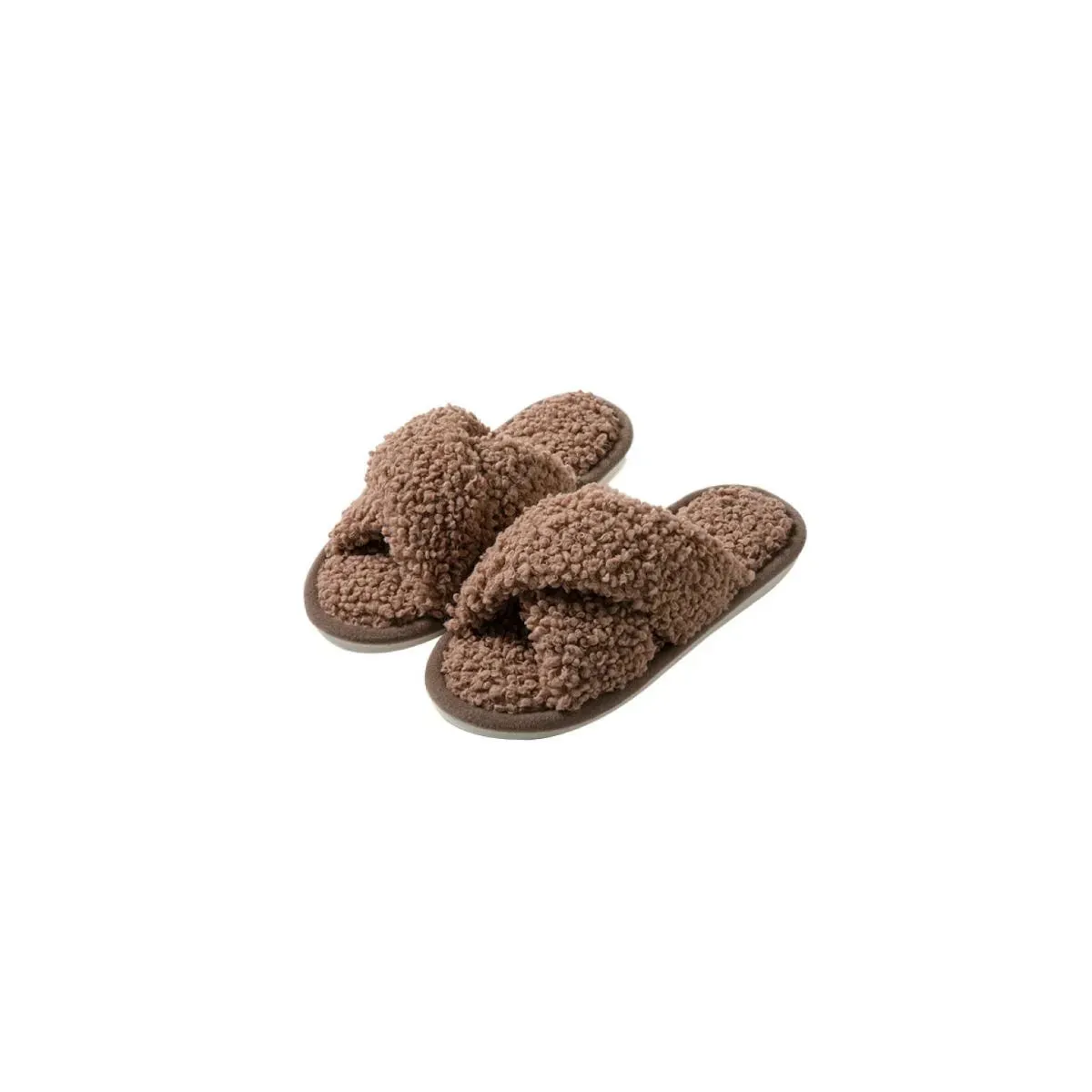 Open Toe Platform Slippers