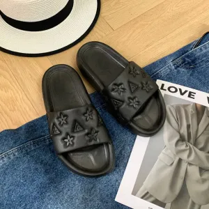 Open Toe Platform Slippers