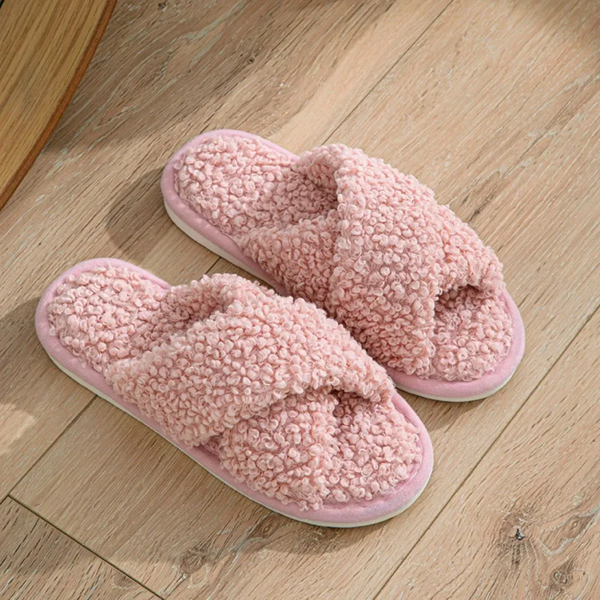 Open Toe Platform Slippers