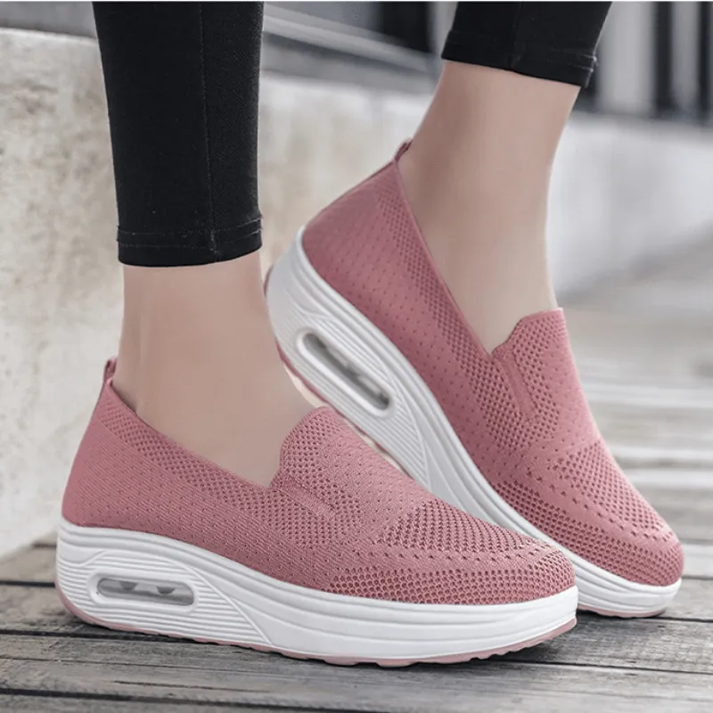 Orthopedic Rocker Sole Slip-on Shoes