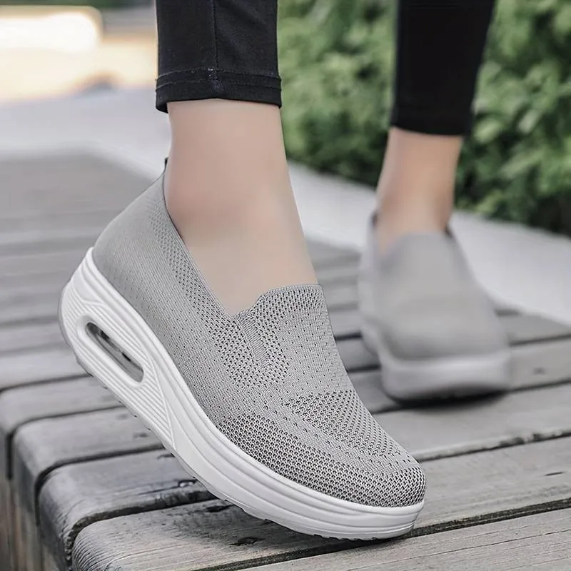 Orthopedic Rocker Sole Slip-on Shoes