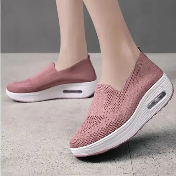 Orthopedic Rocker Sole Slip-on Shoes