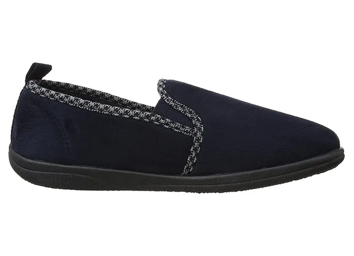 Padders Lewis Slipper für Herren, weite Passform