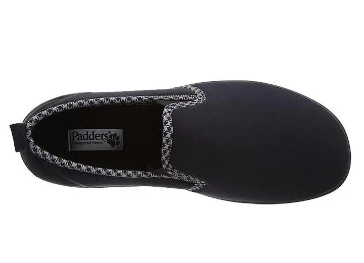 Padders Lewis Slipper für Herren, weite Passform