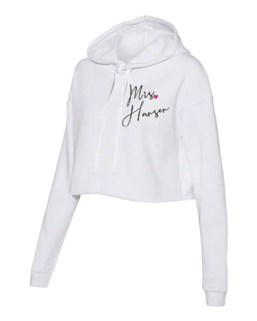Personalized Camila Crop Hoodie