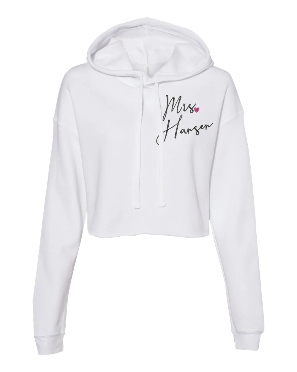 Personalized Camila Crop Hoodie