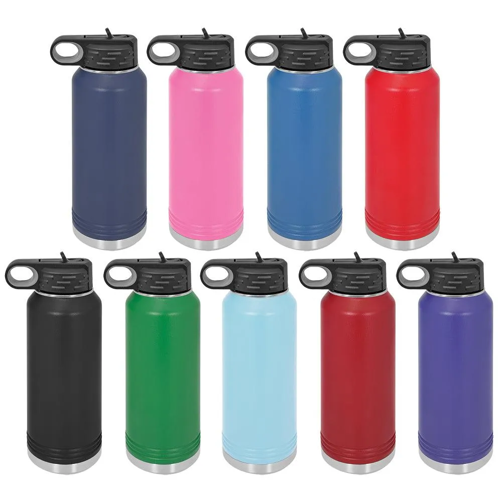 Personalized Never Stop Looking Up Laser Engraved Water Bottle