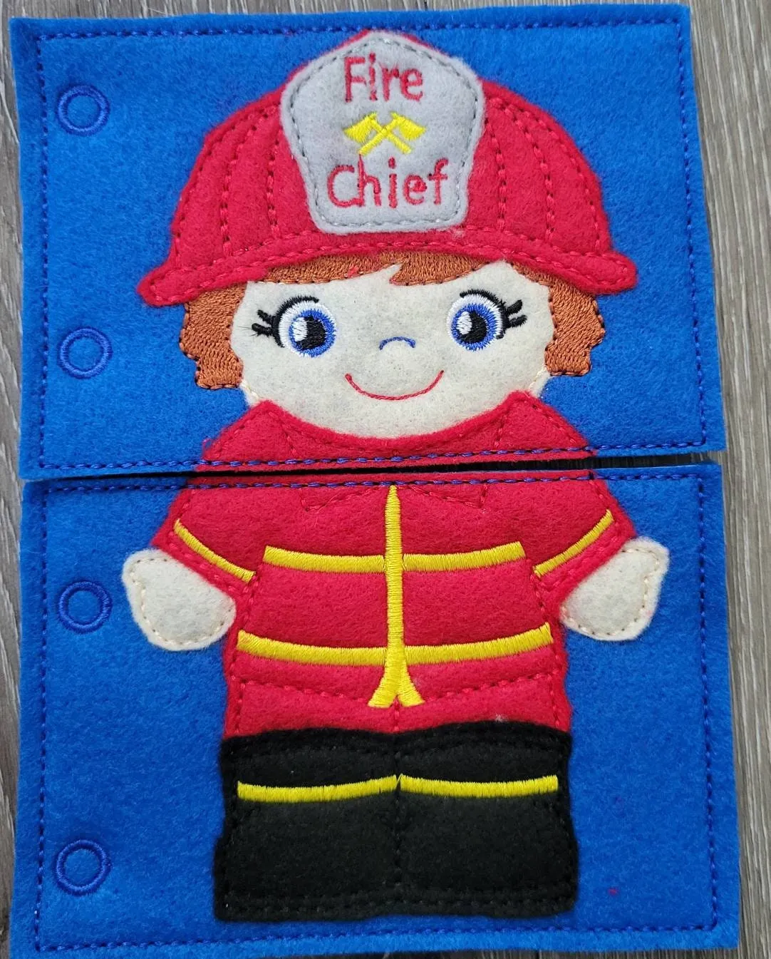 Quiet Book Toddler - Community Helpers -  Occupations- mix and match - interactive flip book - educational - gift for children -   learning