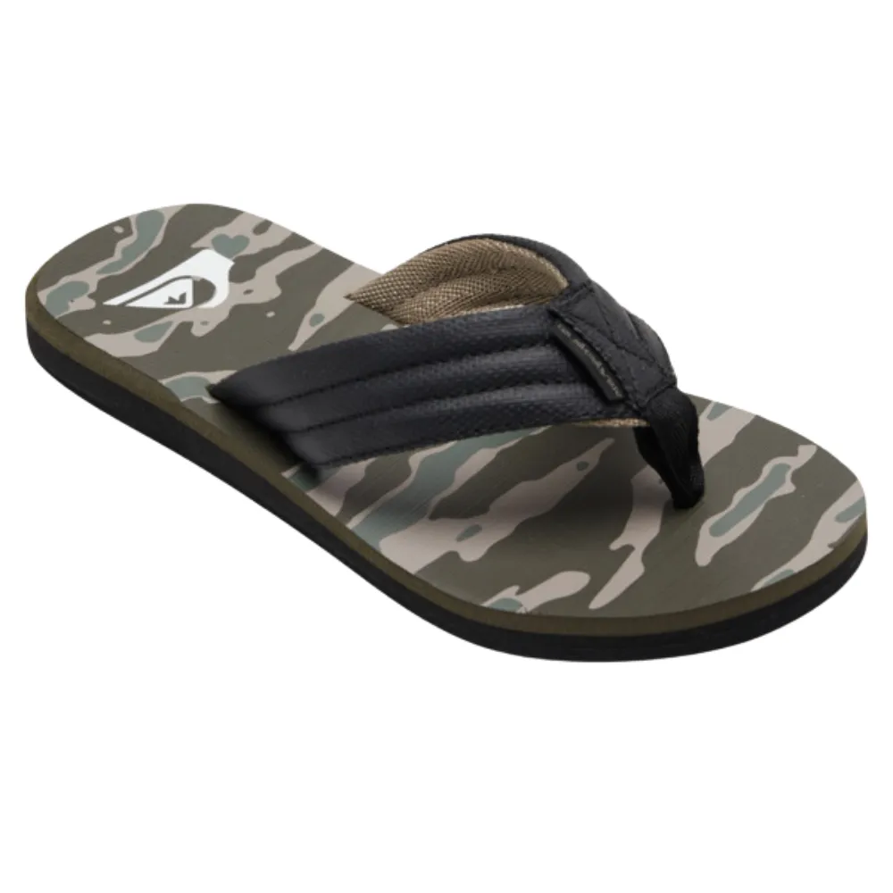 Quiksilver Boy's 8-16 Carver Print Youth Basic Sandal