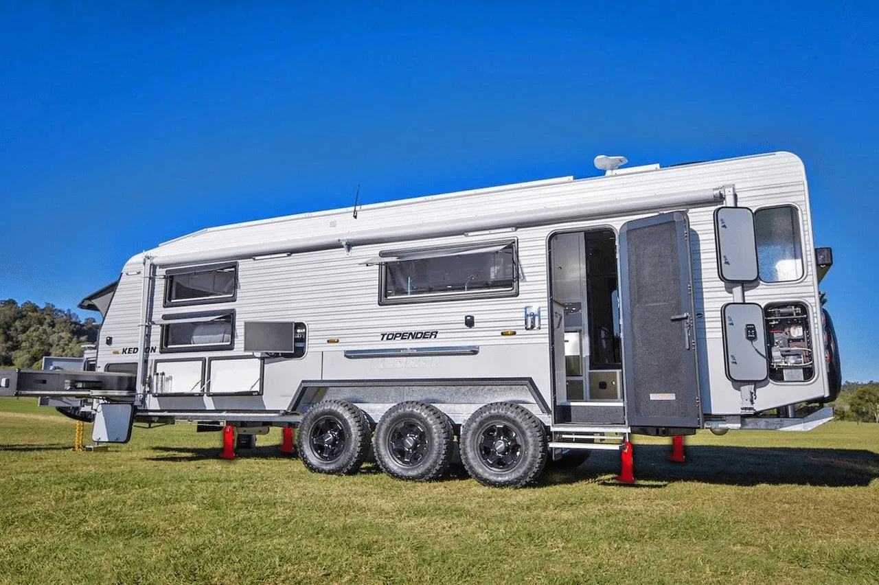 Redfoot Hydraulic Flip Levelling System with Remote for Caravans