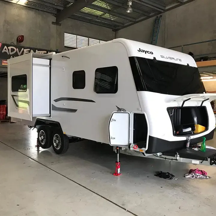 Redfoot Hydraulic Flip Levelling System with Remote for Caravans
