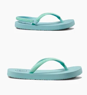 Reef Girls Little Stargazer Flip Flops - Teal