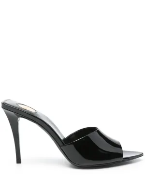 Romy patent leather mules