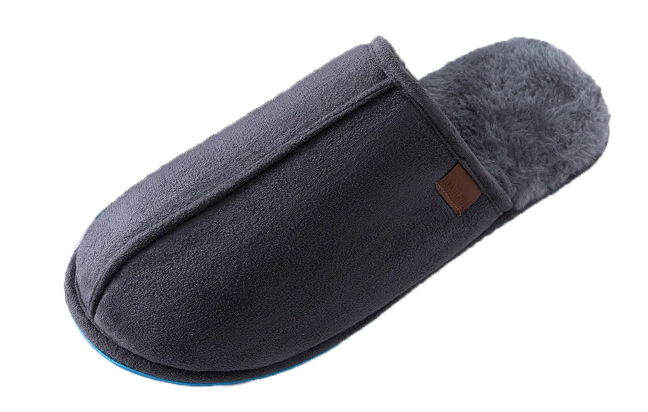 Roxoni Men's Soft Warm Inner Furr Comfort House Slipper
