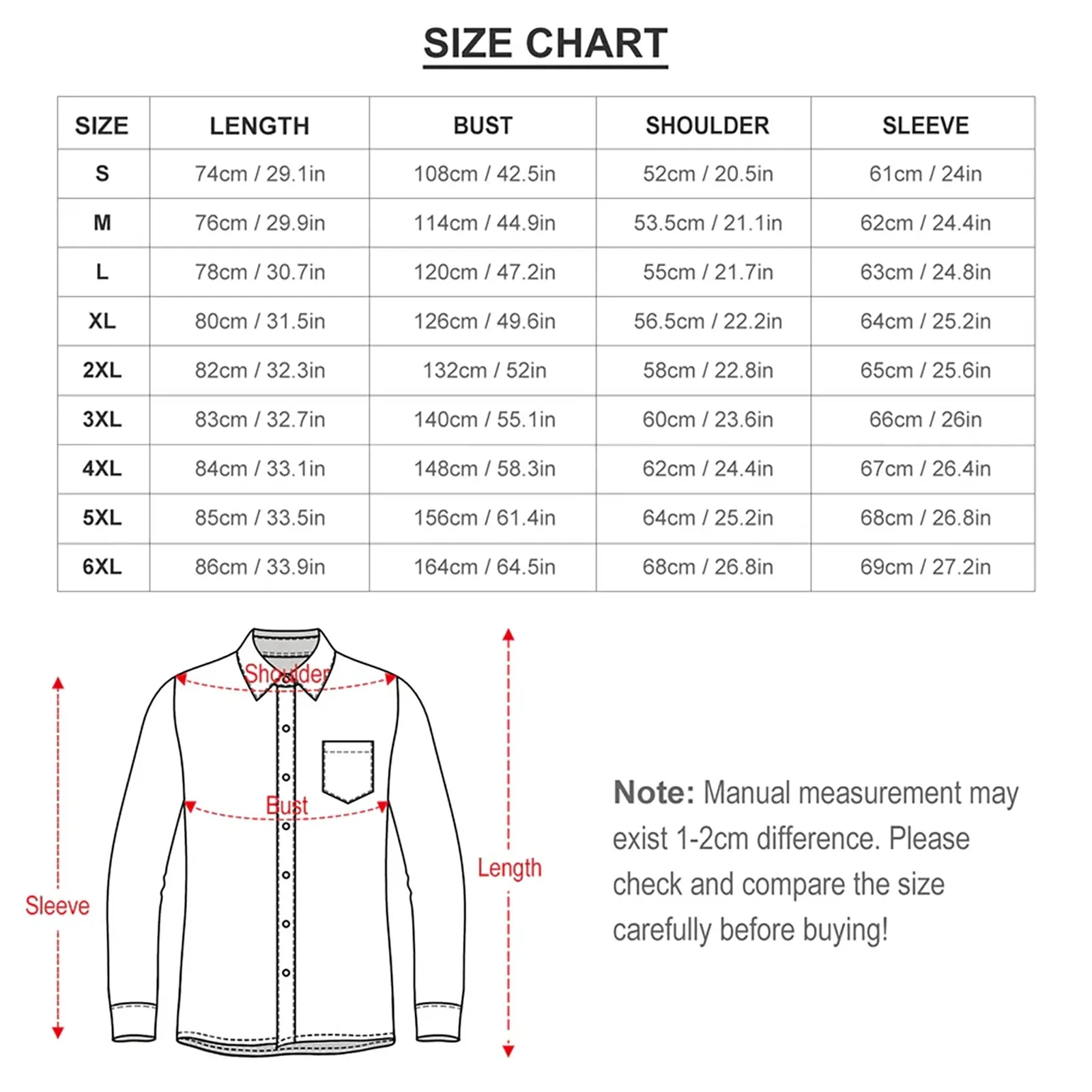 Santa Claus Men's Pocket Long Sleeve Shirts