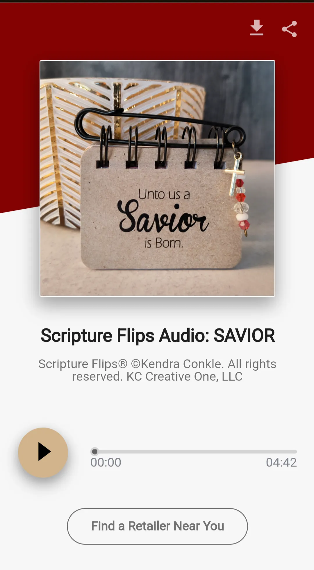 Savior Scripture Flip