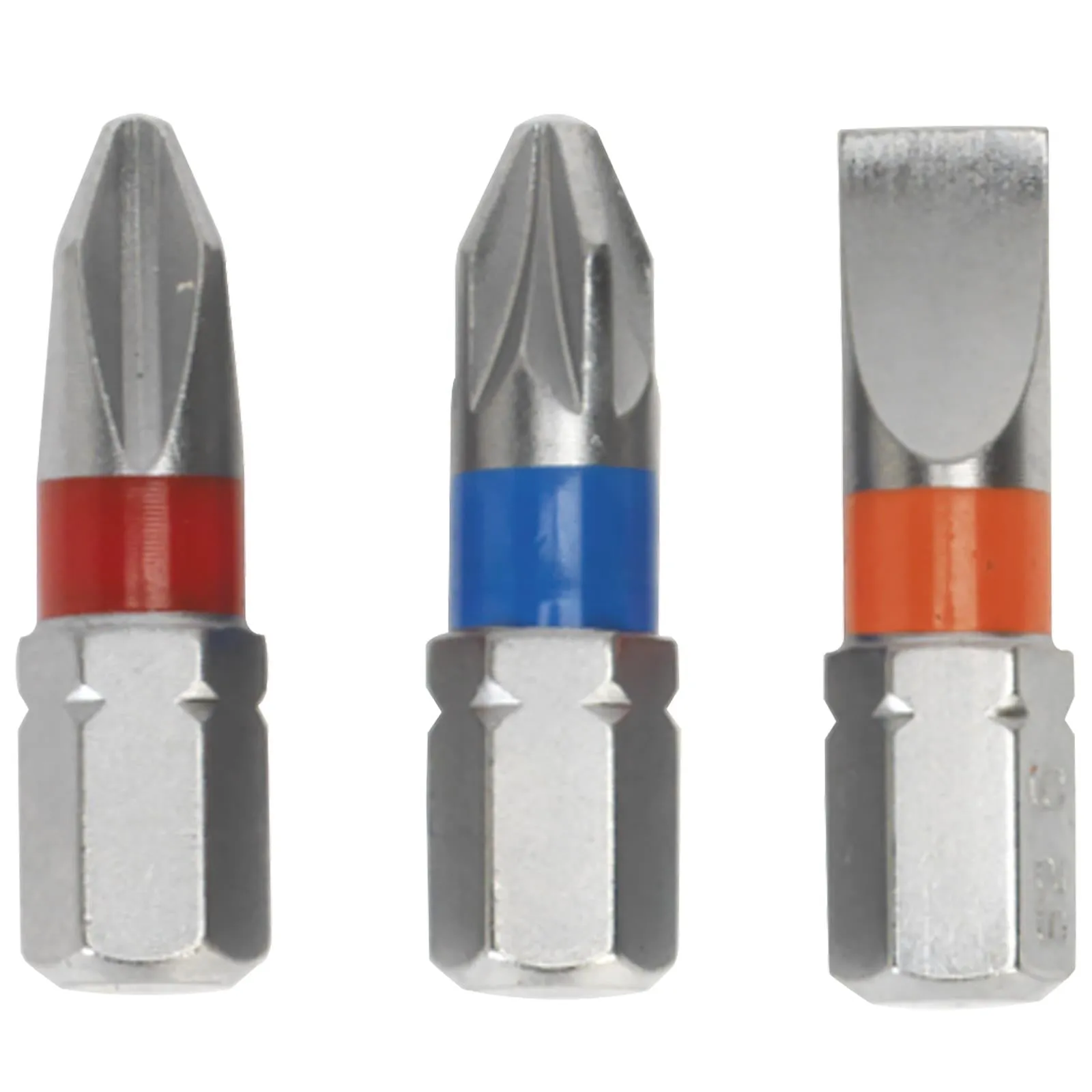 Sealey Power Tool Screwdriver Bit Set 15 Piece Colour Coded S2 Steel