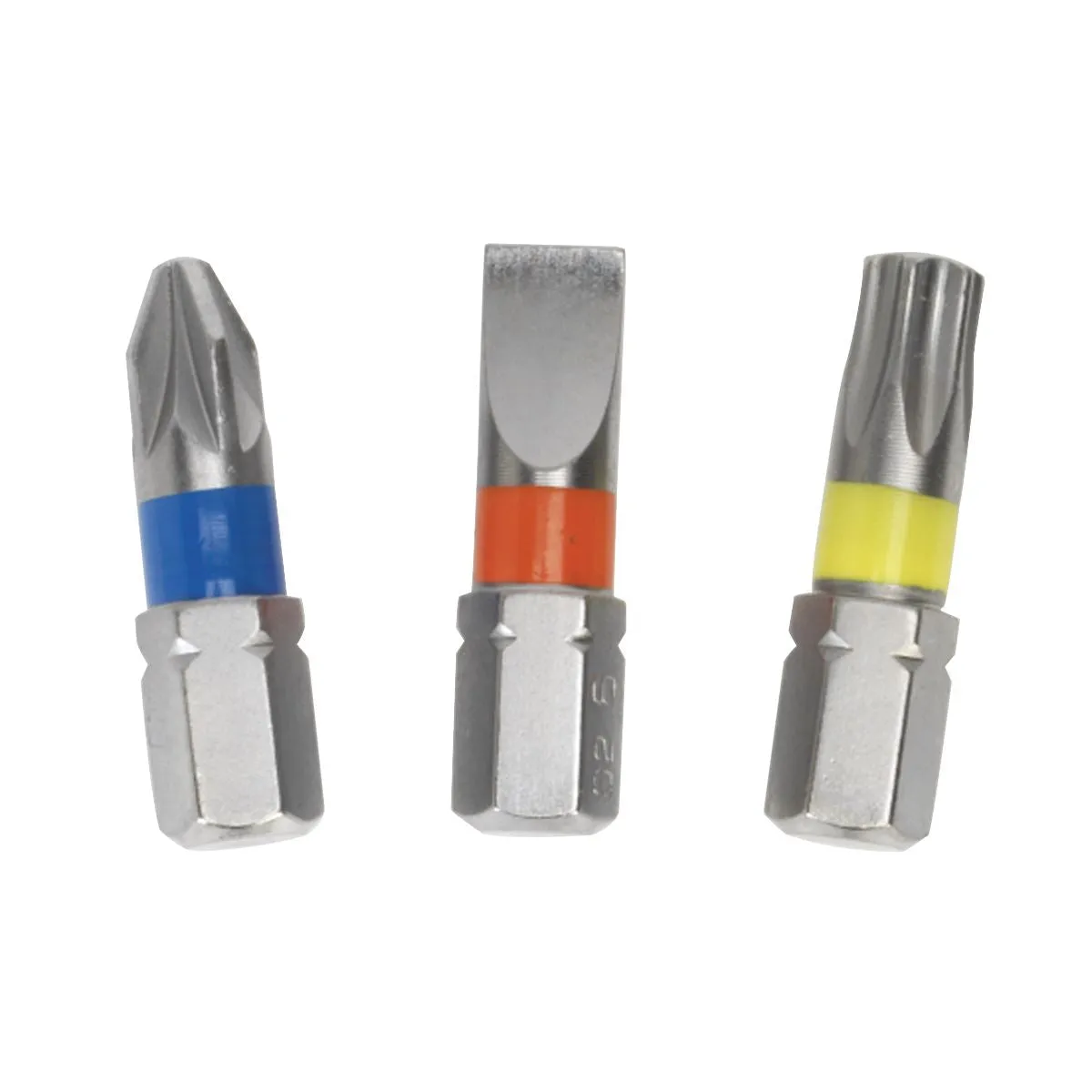Sealey Power Tool Screwdriver Bit Set 15 Piece Colour Coded S2 Steel