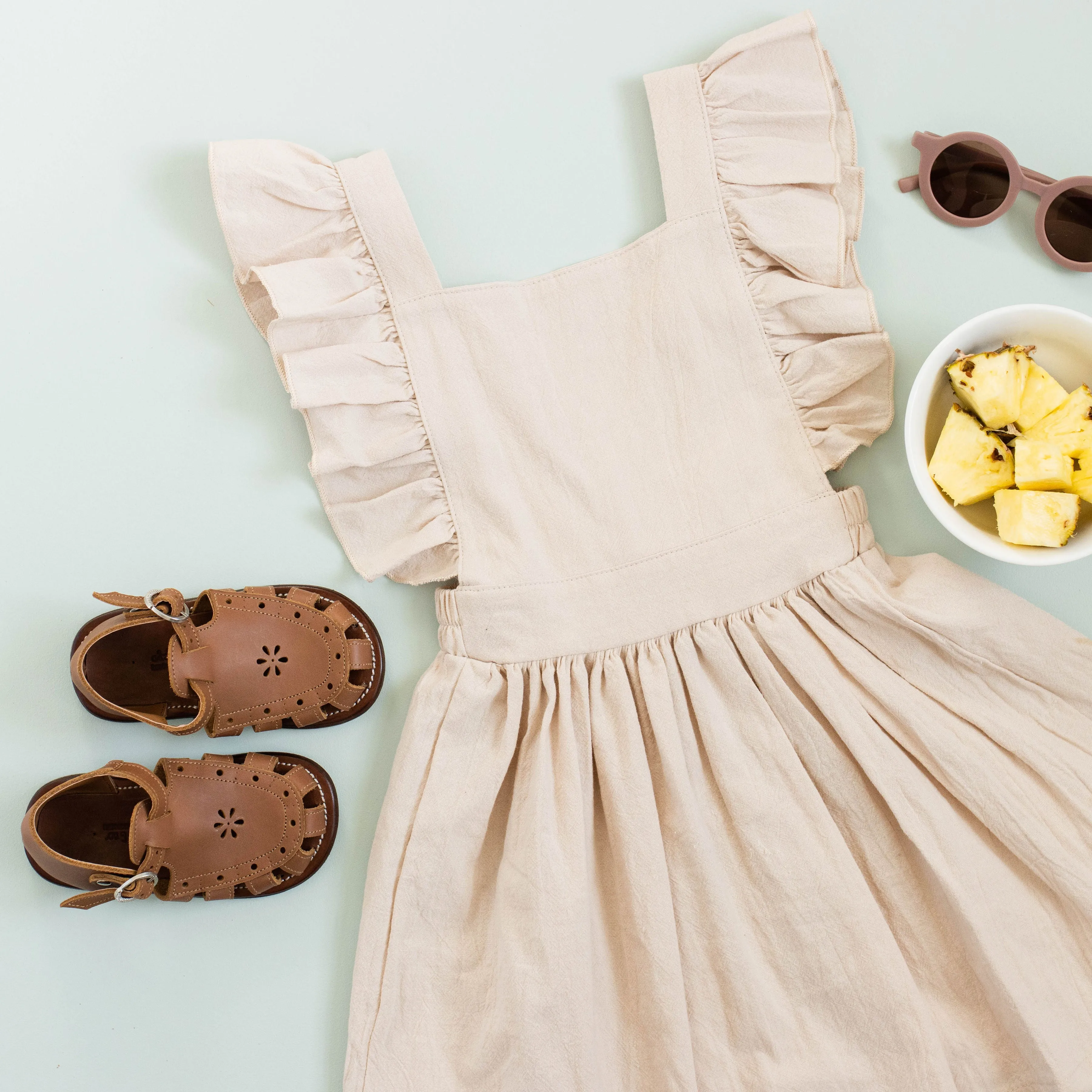 SECONDS Flora {Children's Leather Sandals}