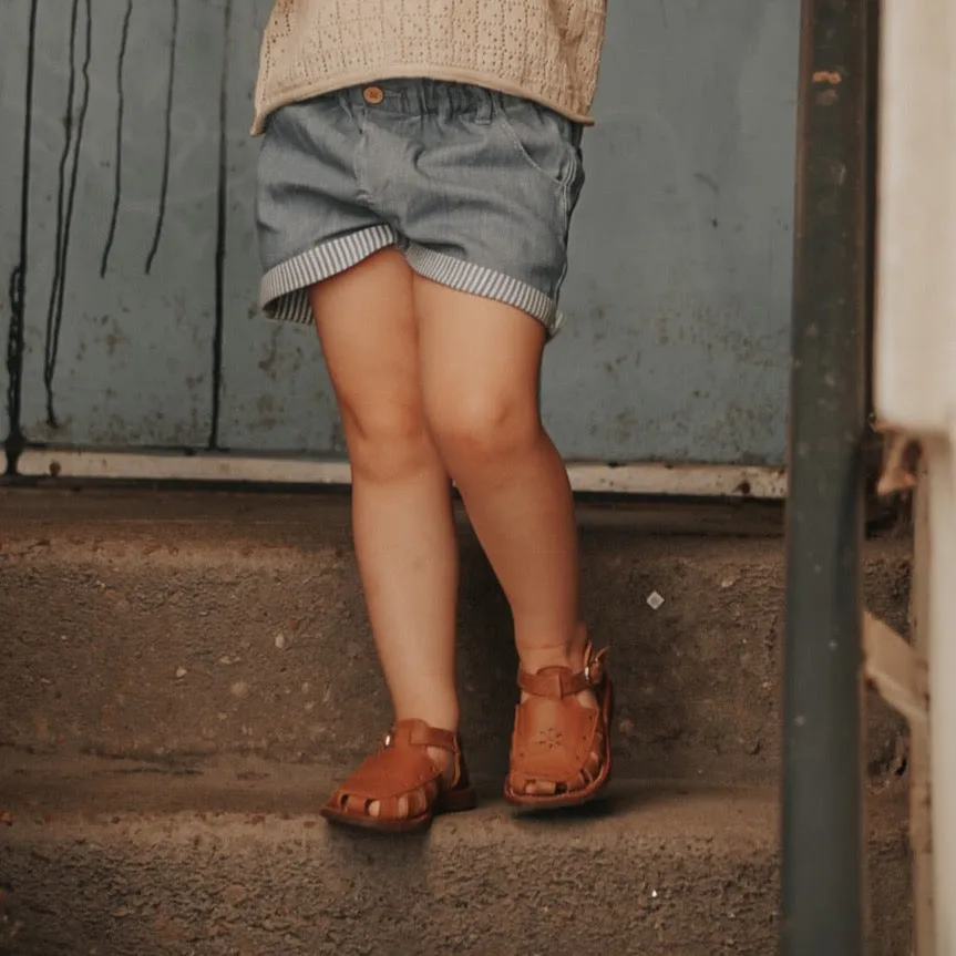 SECONDS Flora {Children's Leather Sandals}