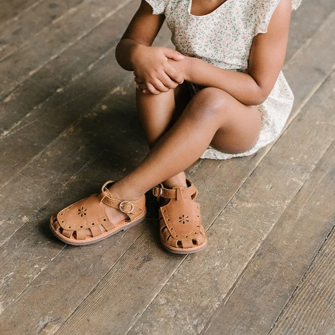 SECONDS Flora {Children's Leather Sandals}