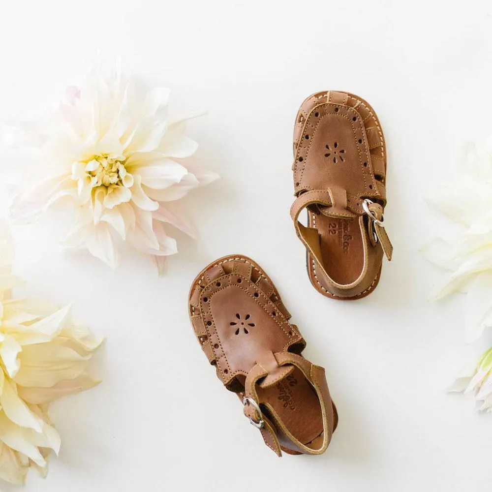 SECONDS Flora {Children's Leather Sandals}