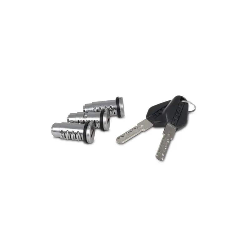 SHAD TR47 Zijkoffers zwart van aluminium voor de 4P SHAD houders