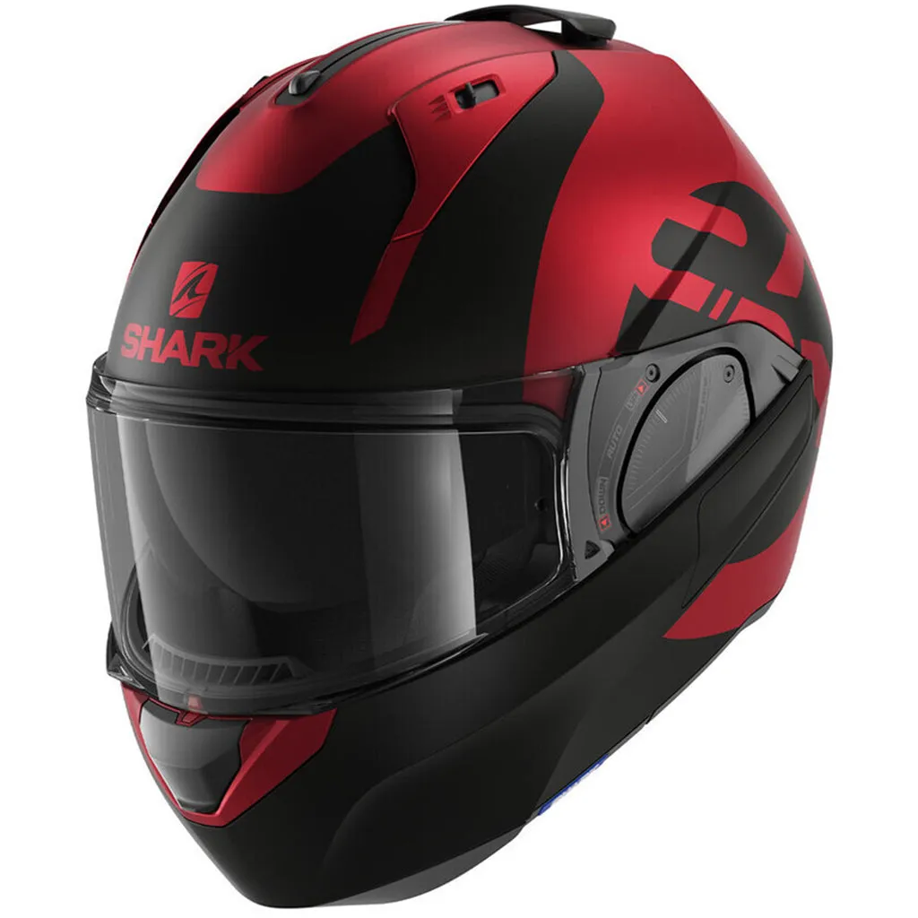 Shark - Evo ES Kedje Matt Red/Black Modular Helmet