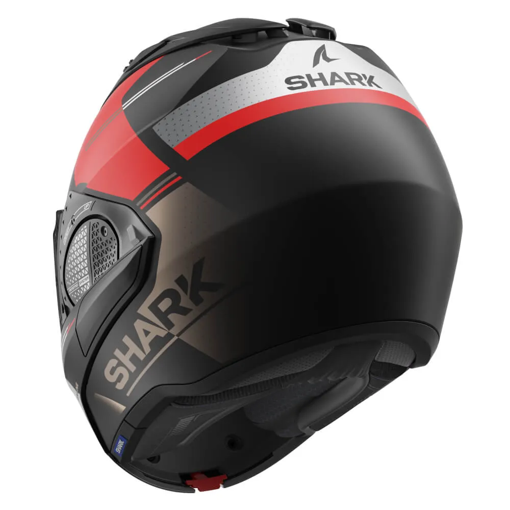Shark Evo GT Helmet Tekline Matt Black / Red