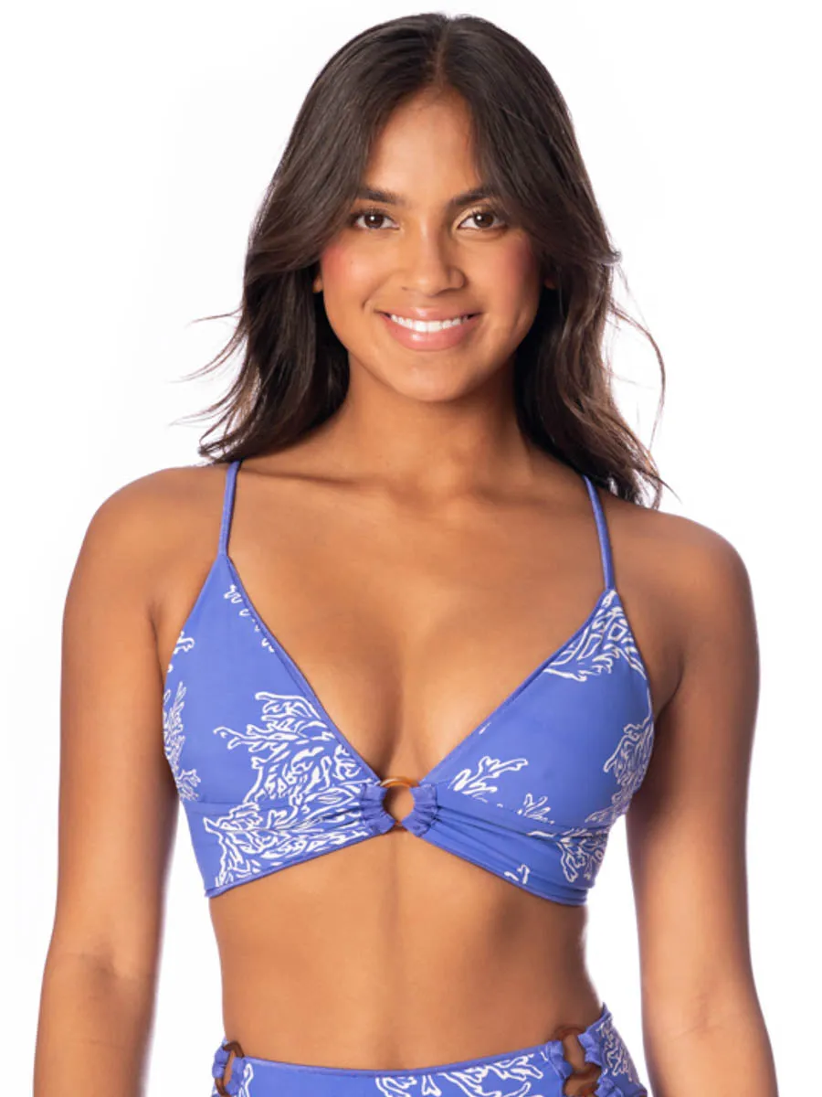 Shine Longline Triangle in Perrywinkle