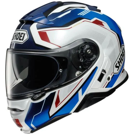 SHOEI HELMET NEOTEC2 RESPECT TC-10 WHITE/BLUE/RED