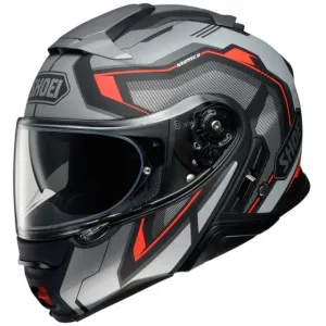 SHOEI HELMET NEOTEC2 RESPECT TC-5 MATTE GREY/RED