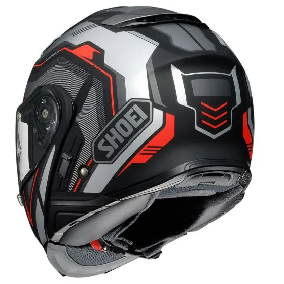 SHOEI HELMET NEOTEC2 RESPECT TC-5 MATTE GREY/RED
