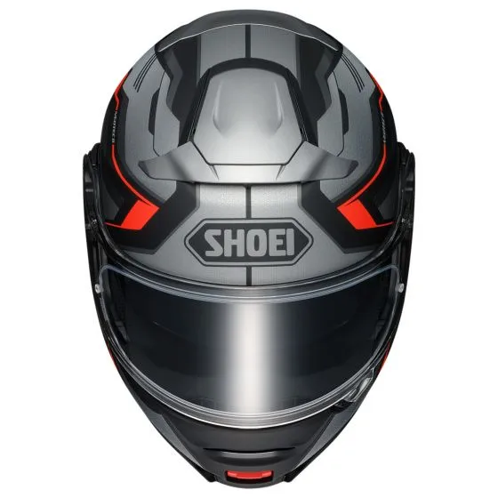 SHOEI HELMET NEOTEC2 RESPECT TC-5 MATTE GREY/RED