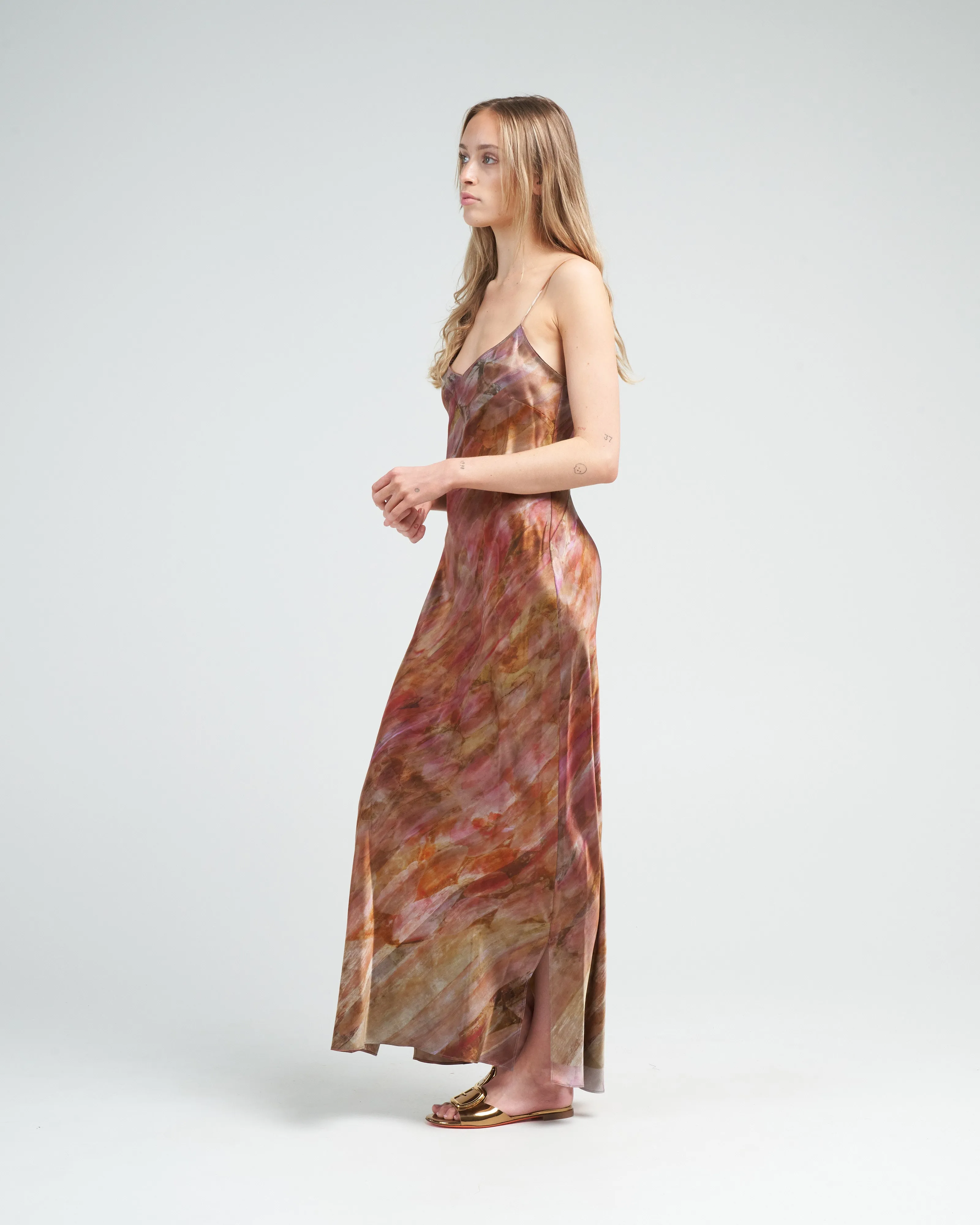 slip dress - bouquet