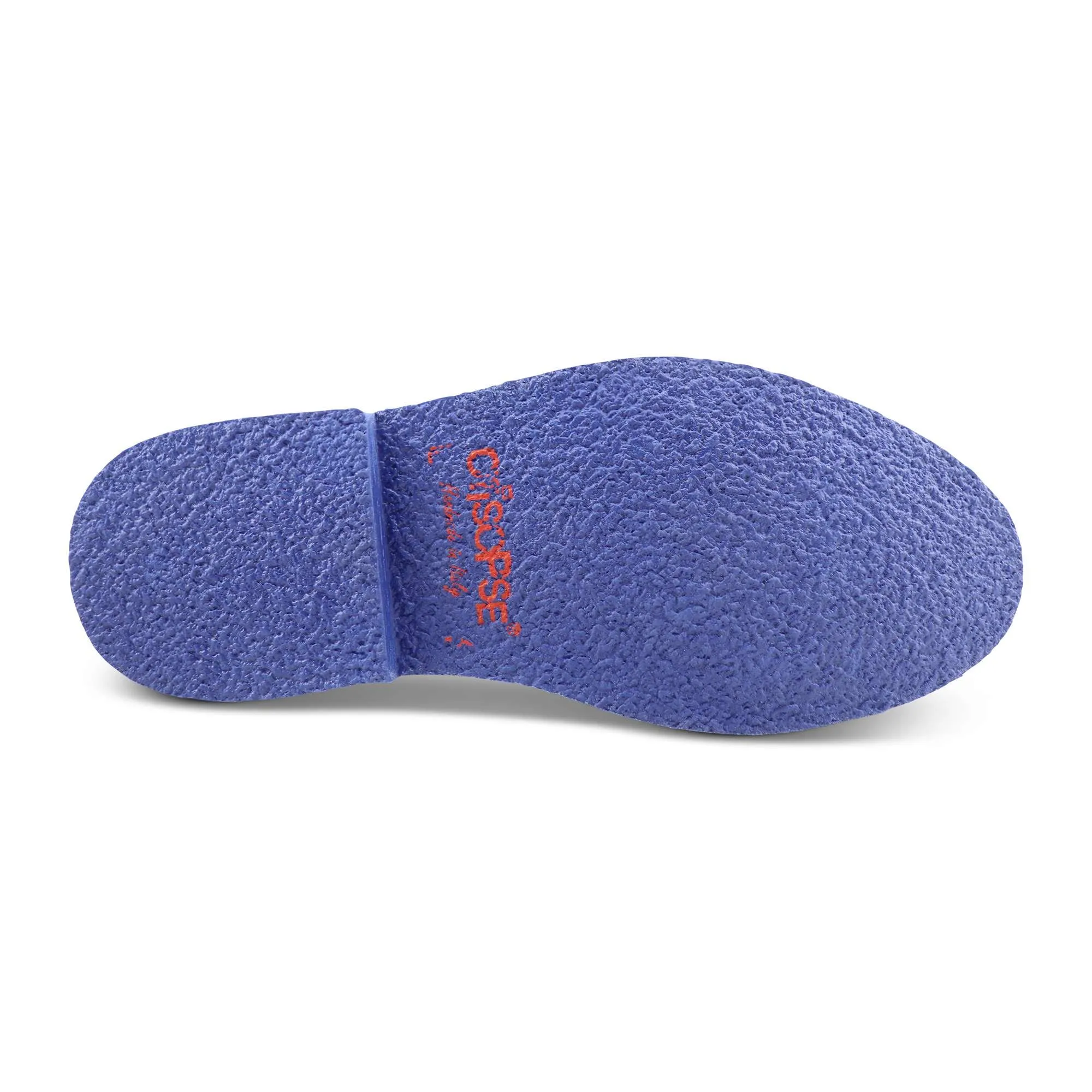 Slip-on cielo in camoscio