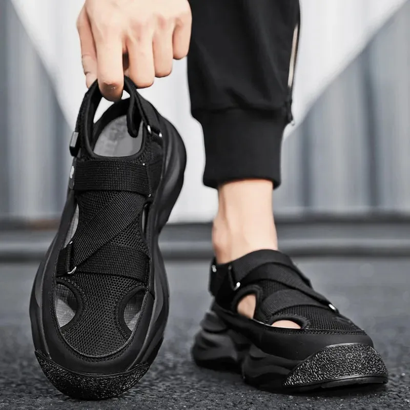 Sommer Hohle Atmungsaktive Herren Sandalen