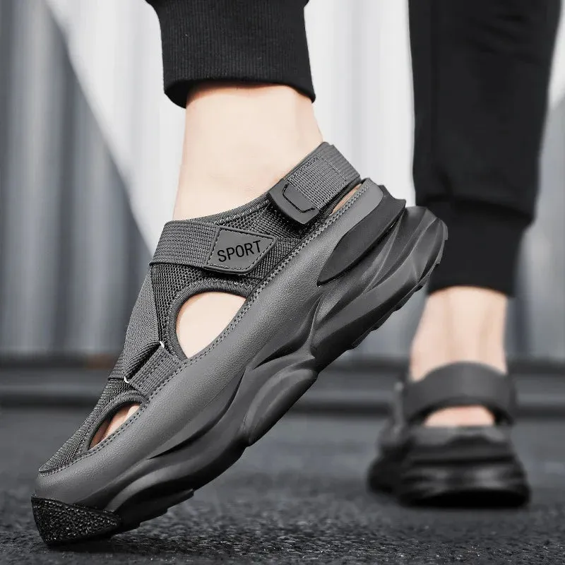Sommer Hohle Atmungsaktive Herren Sandalen