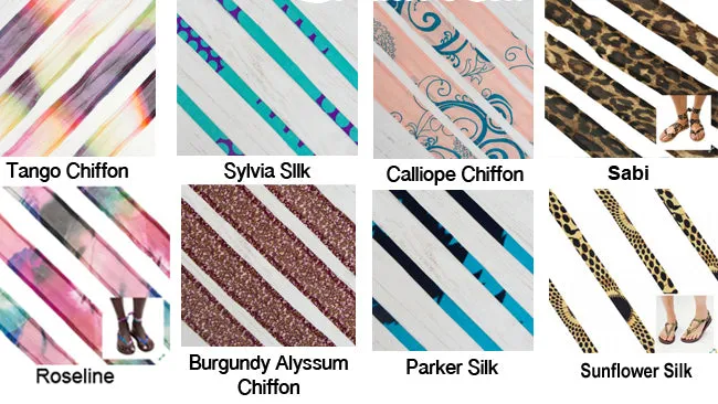 Sseko Ribbons - Chiffon & Silk