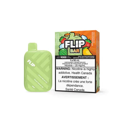 Straw Melon Ice and Straw Mango Ice - Flip Bar Disposable