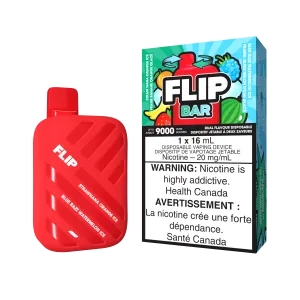 Straw Nana Orange Ice and Blue Razz Watermelon Ice - Flip Bar Disposable