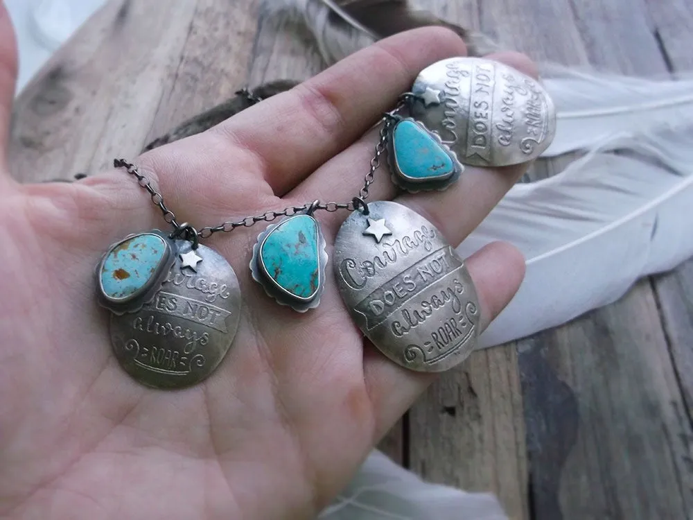 The Courage Turquoise Necklace - Large